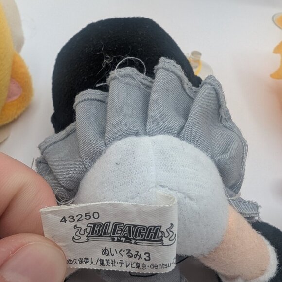 Lot of 5 Banpresto 43250 bleach anime stuffed plush chibi suction cup + 1x Kon - Picture 3 of 11